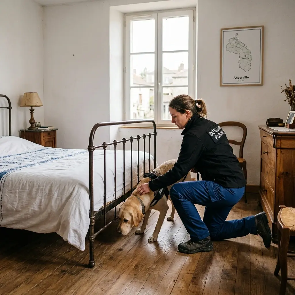 Détection canine punaise de lit Ancerville (55170)