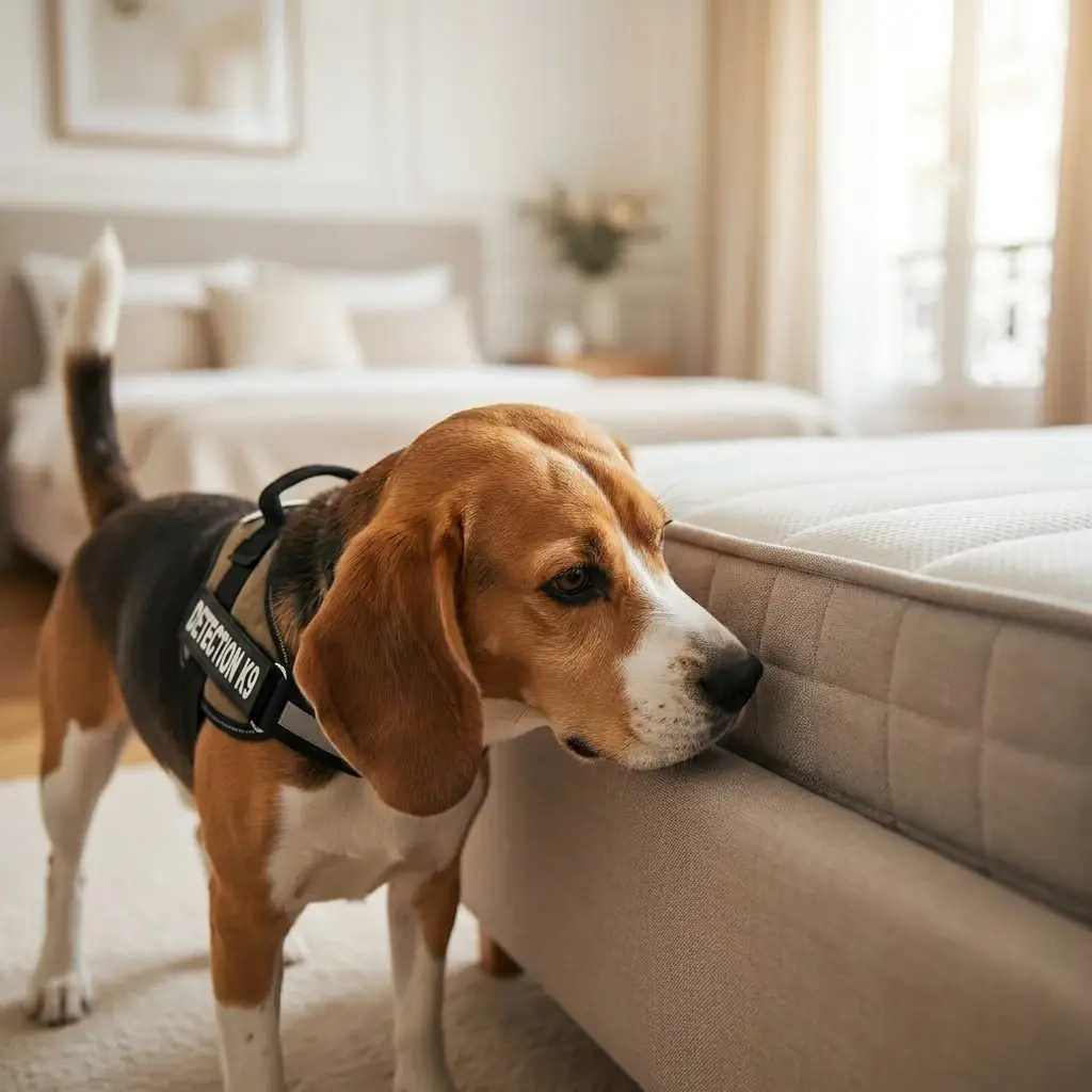 Comment se déroule la détection canine à Étain ?