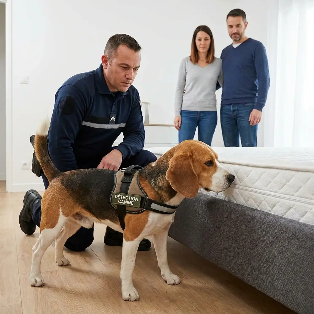 Détection canine punaise de lit Étain (55400)