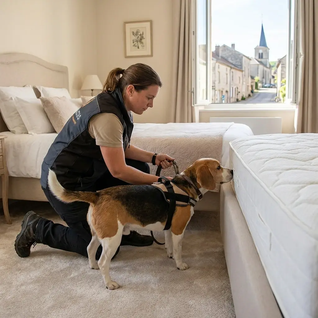 Détection canine punaise de lit Belleville-sur-Meuse (55430)