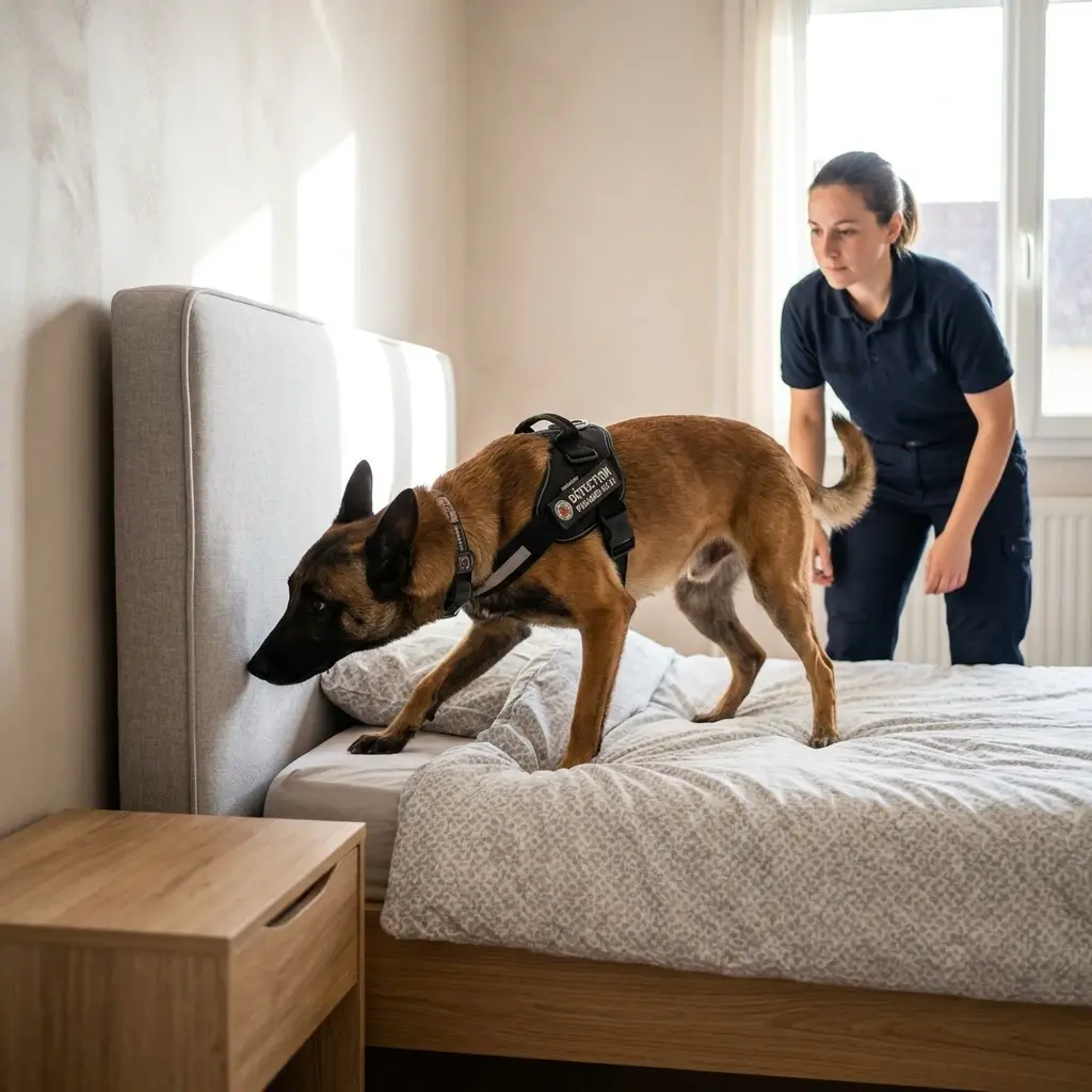 Comment se déroule la détection canine à Revigny-sur-Ornain ?
