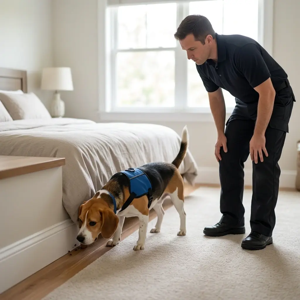Comment réagir avant l'arrivée du chien expert à Clouange