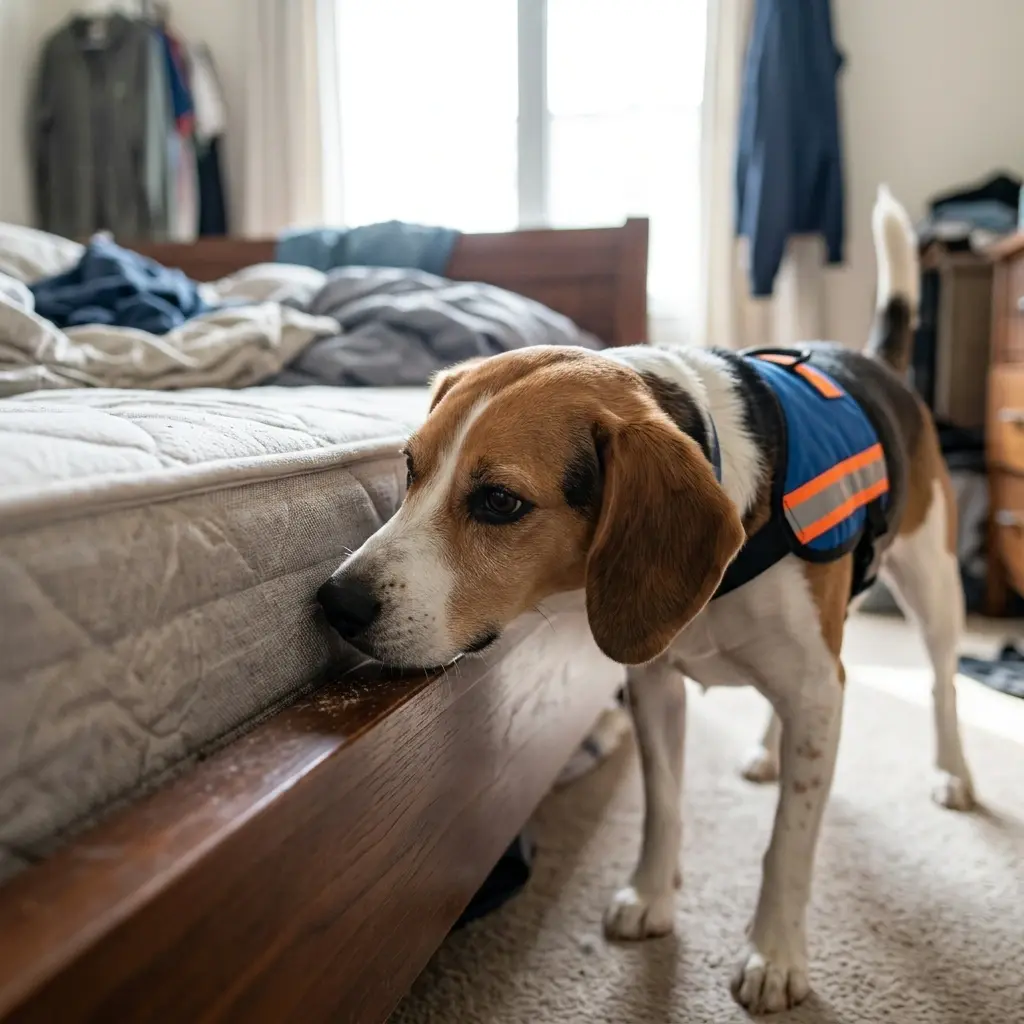 Comment se déroule la détection canine à Clouange ?