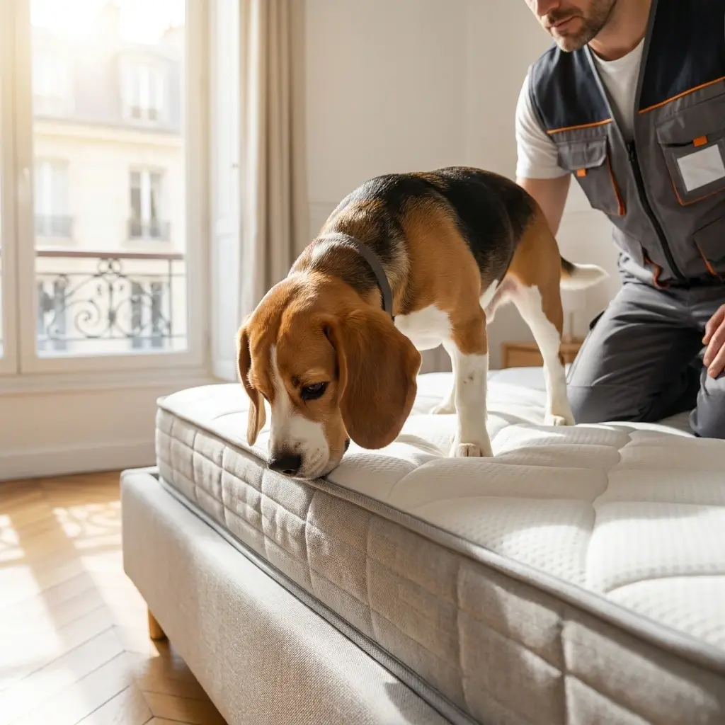 Le fonctionnement de la recherche canine sur site