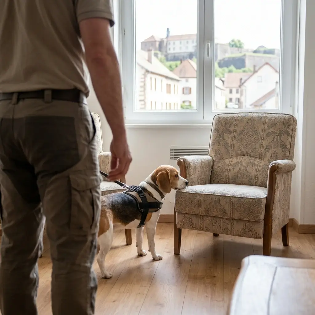 Comment fonctionne la recherche canine sur place