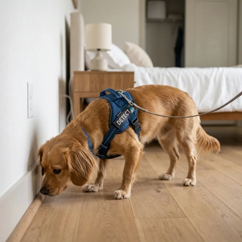 Comment se déroule la détection canine à Mondelange ?