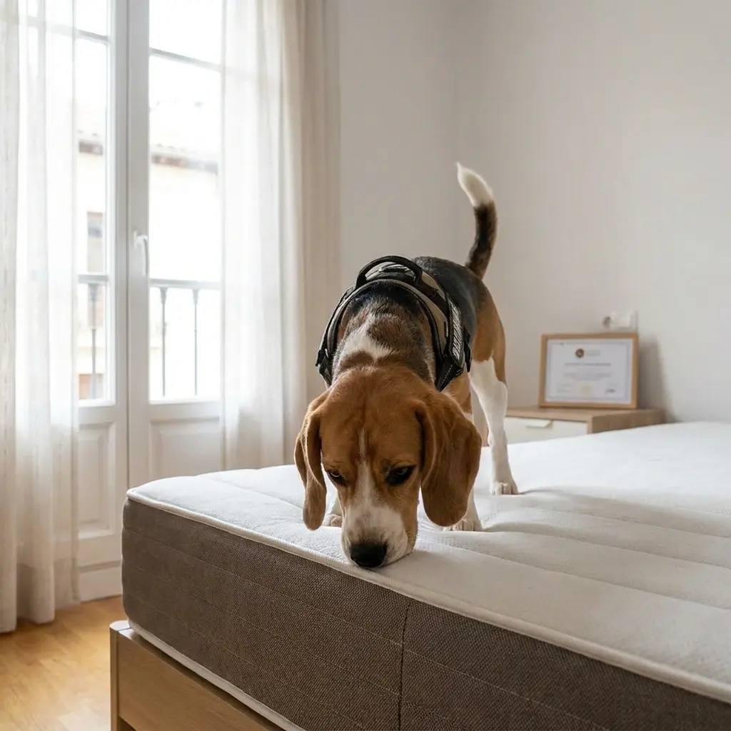 Comment se déroule l'inspection canine à Hettange-Grande ?