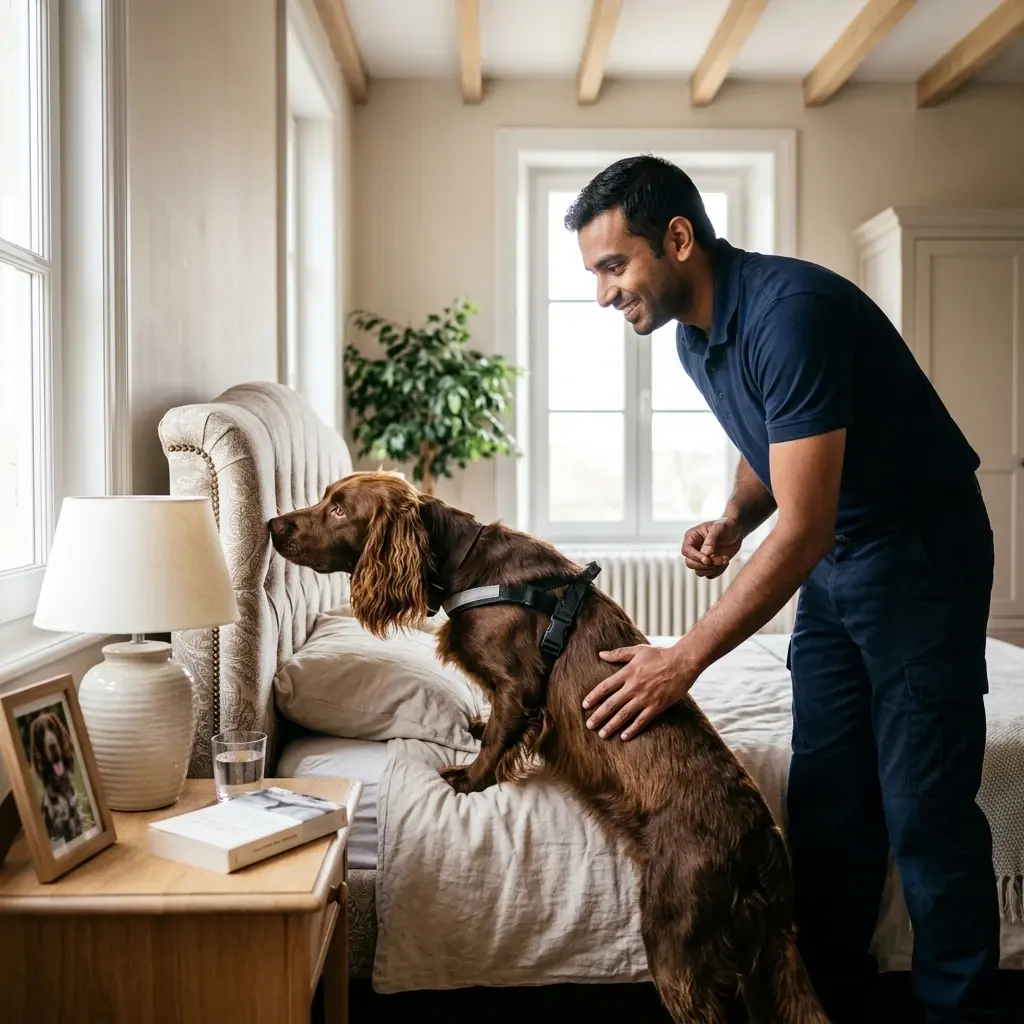 Comment se déroule l'intervention canine à Ennery ?