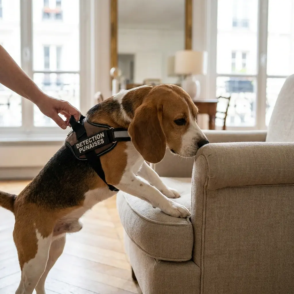 Comment se déroule la détection canine à Audun-le-Tiche ?