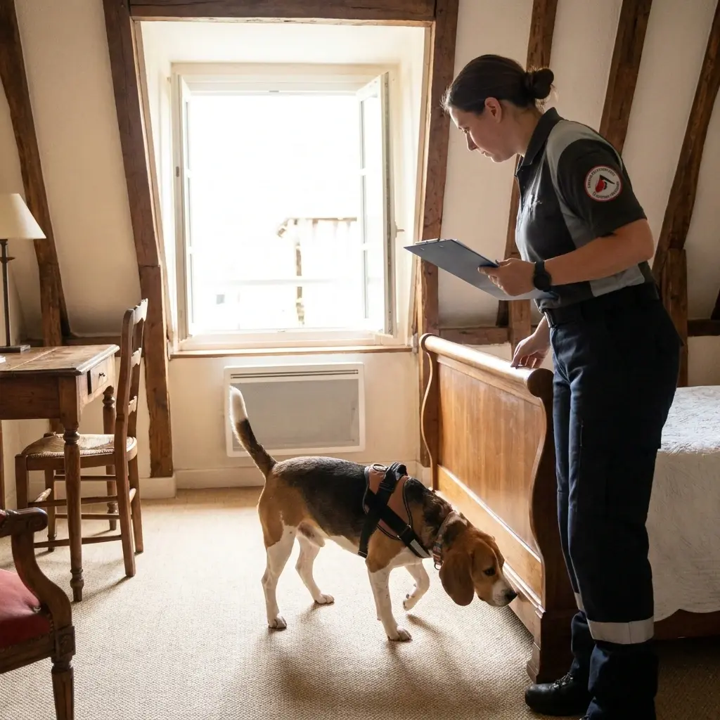 Détection canine punaise de lit Sarrebourg (57400)