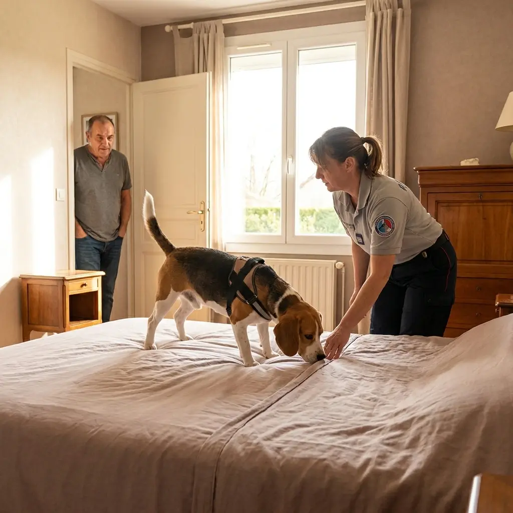 Comment se déroule la détection canine à Algrange ?