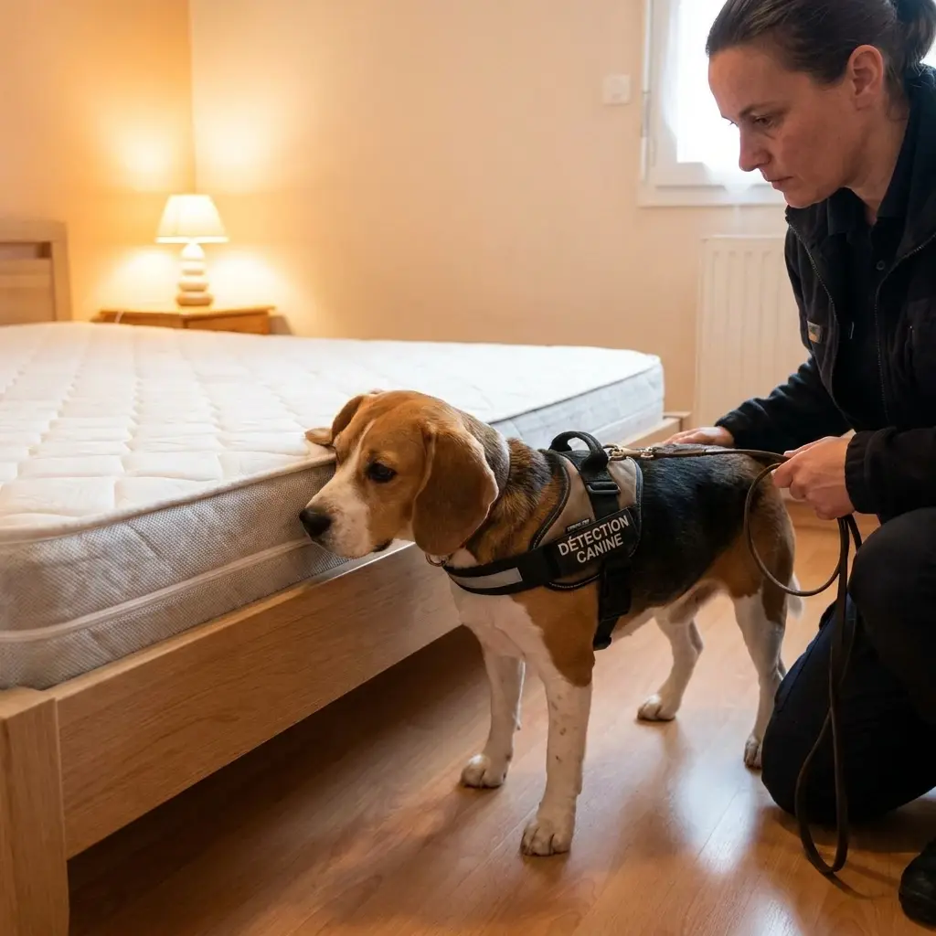 Comment se déroule la détection canine à Farébersviller ?