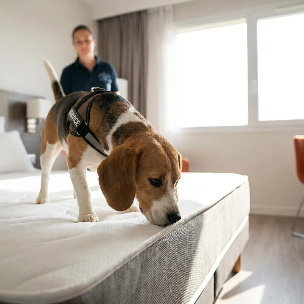 Comment se déroule la détection canine à Behren-lès-Forbach ?