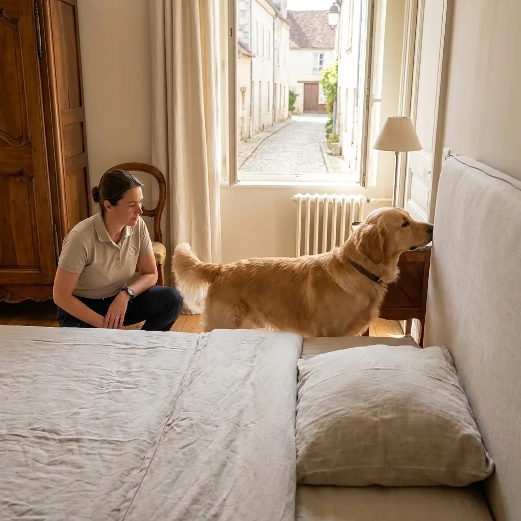 Comment fonctionne la recherche canine sur le terrain ?