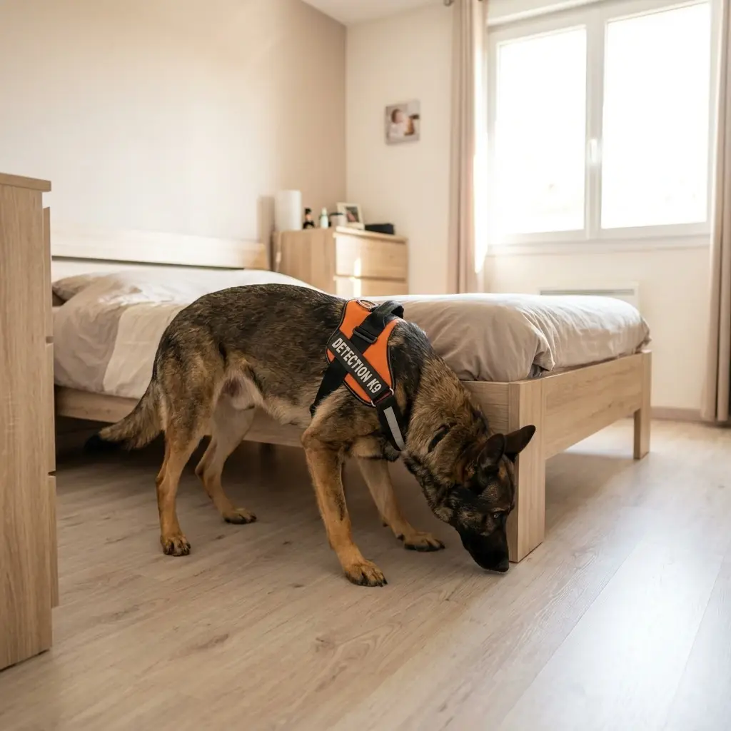 Comment fonctionne la détection canine sur place ?