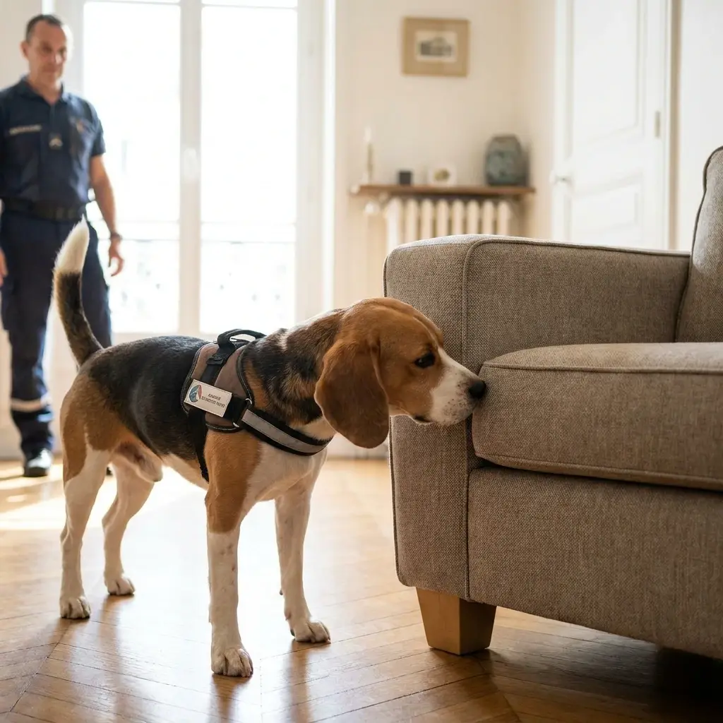 Expertise en détection canine punaise de lit à Œting
