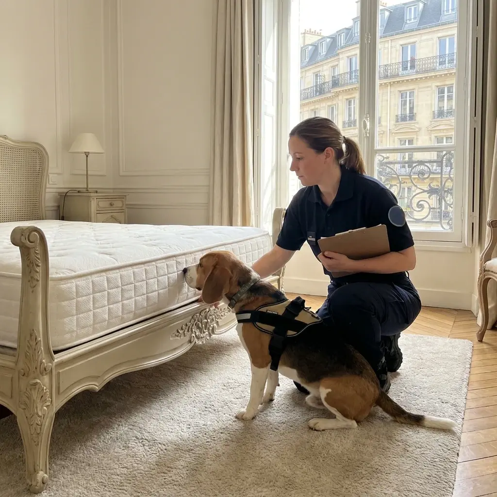 Comment se déroule la détection canine à Créhange ?
