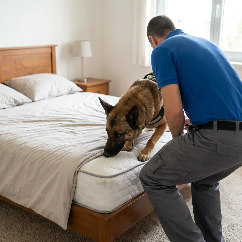 Comment se déroule la détection canine à Aumetz ?