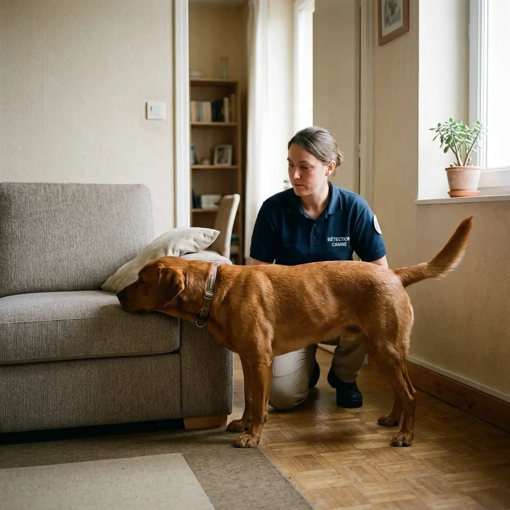Comment se déroule une session de détection canine à Ottange ?