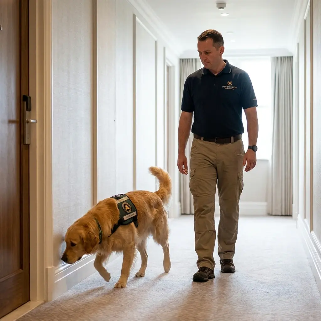 Comment fonctionne la recherche canine sur place ?