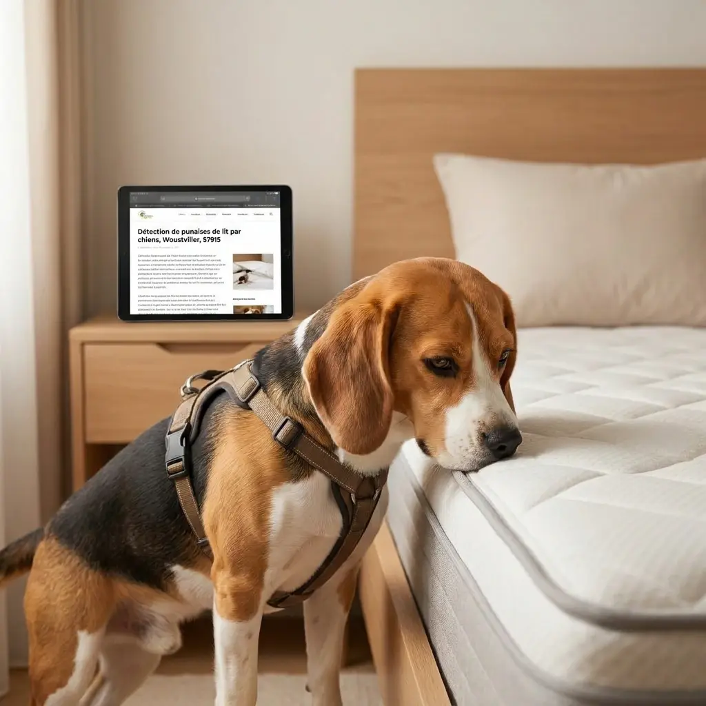 Comment se déroule la détection canine à Woustviller ?