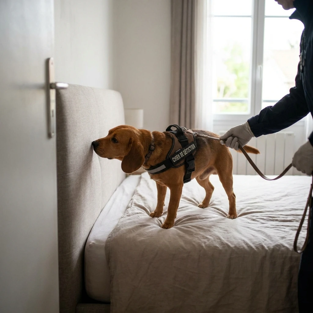 Comment se déroule la détection canine à Basse-Ham ?
