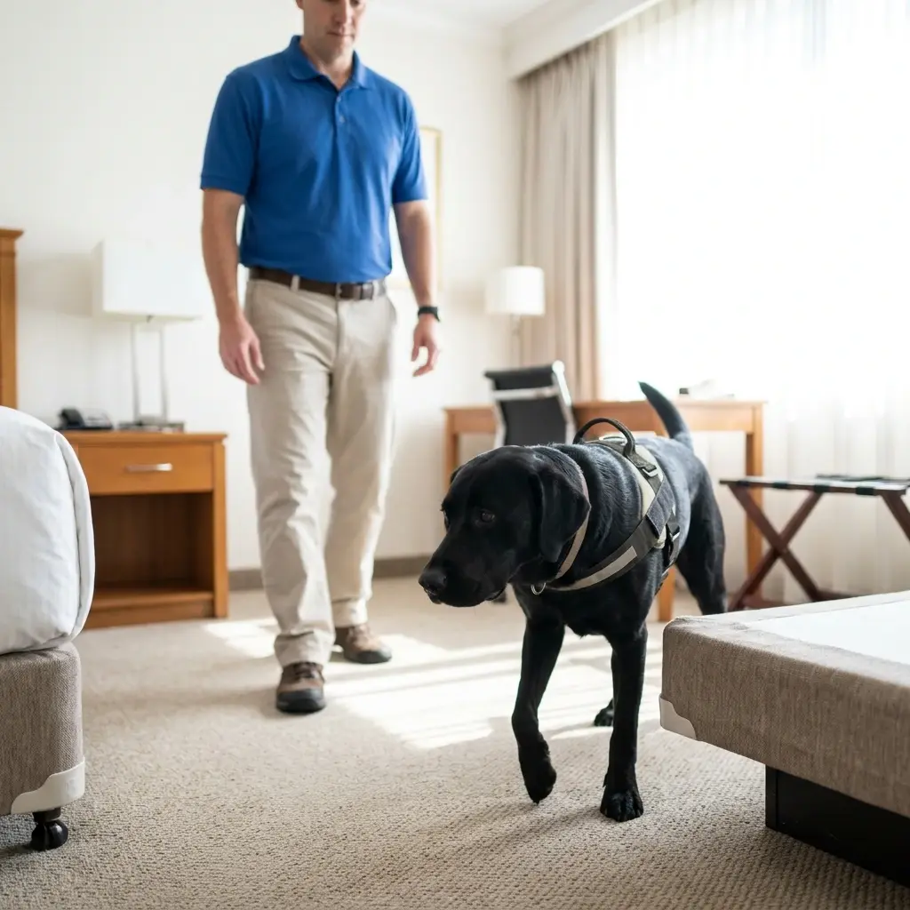 Comment se déroule la détection canine à Steenvoorde ?
