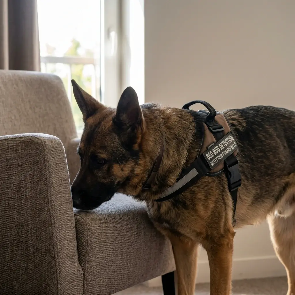 Comment se déroule la détection canine à Escaudain ?