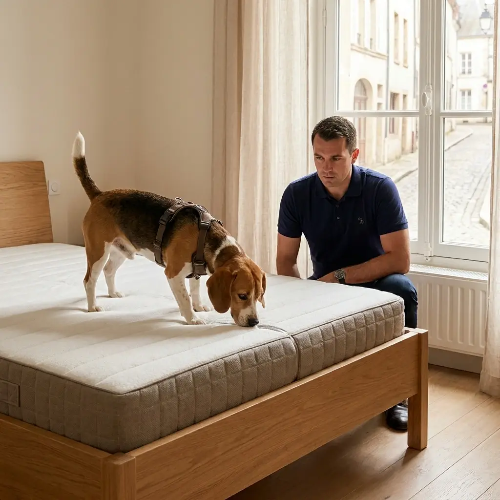Comment se déroule la détection canine à Busigny ?
