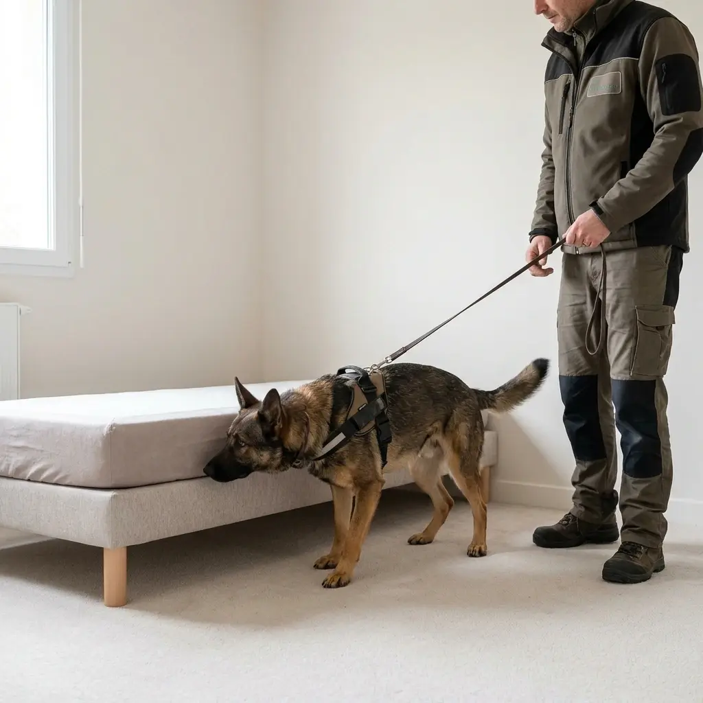 Comment se déroule la détection canine à Crespin ?