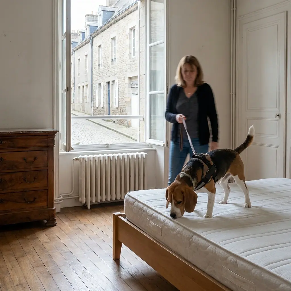 Détection canine punaise de lit Condé-sur-l'Escaut (59163)