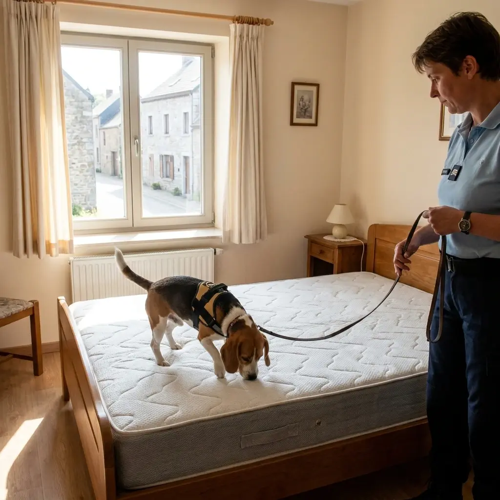 Comment se déroule la détection canine à Rœulx ?