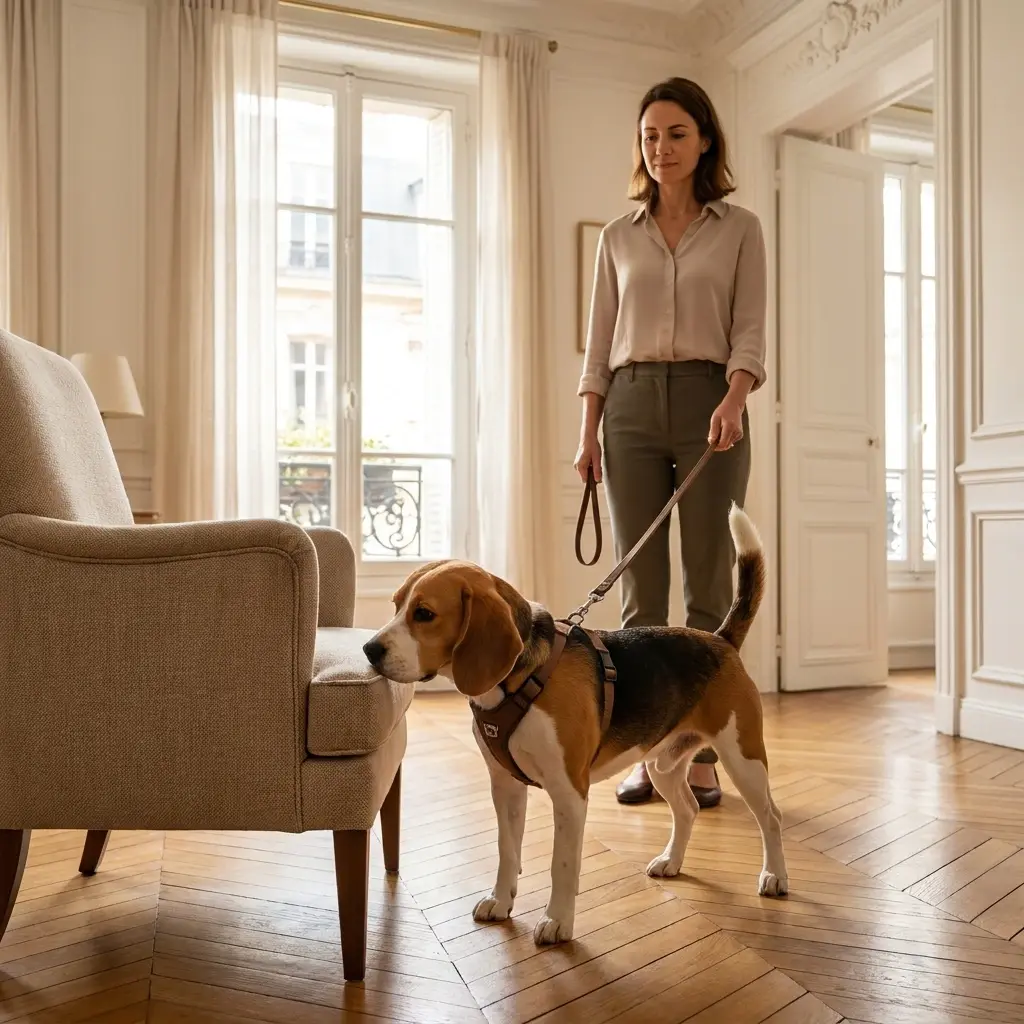 Comment se déroule la détection canine à Renescure ?