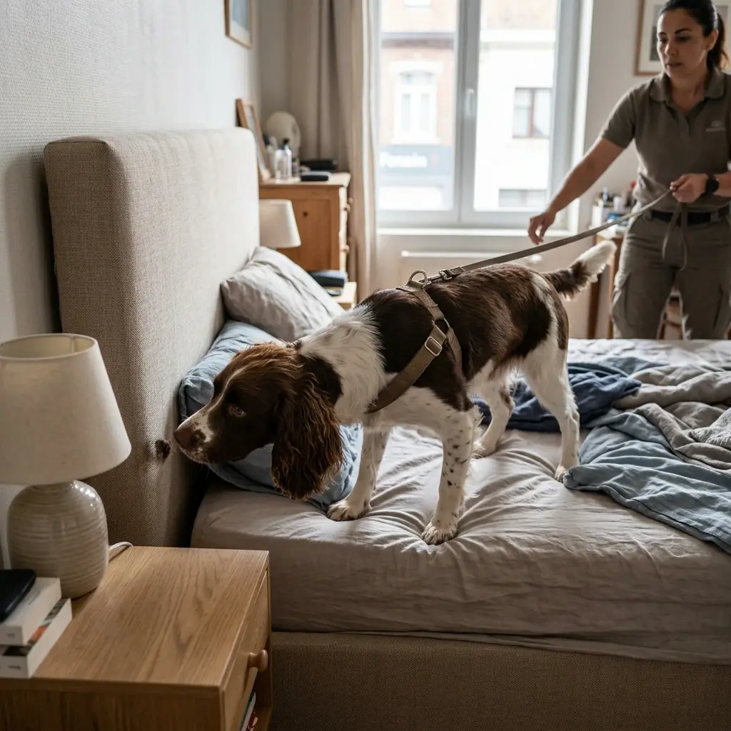 Détection canine punaise de lit Fenain (59179)