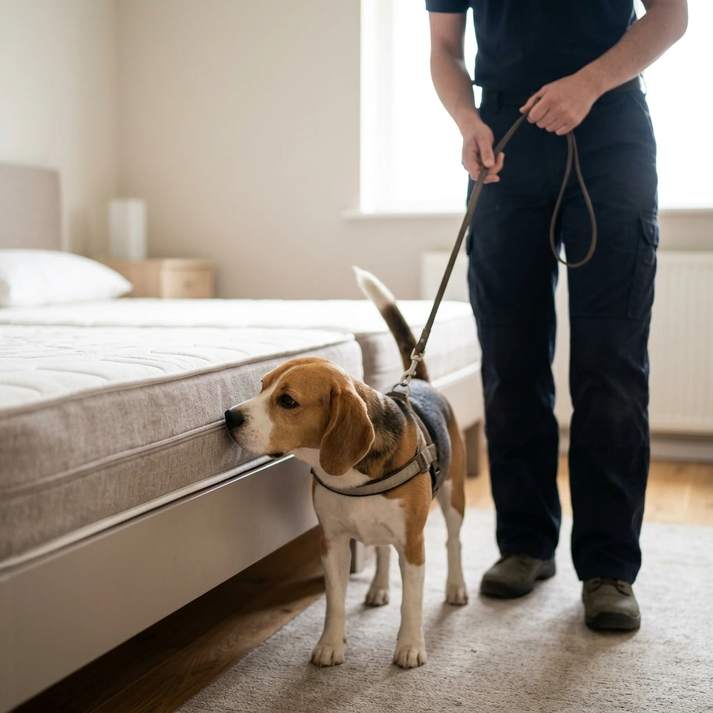 Comment se déroule la détection canine à Cappelle-la-Grande ?