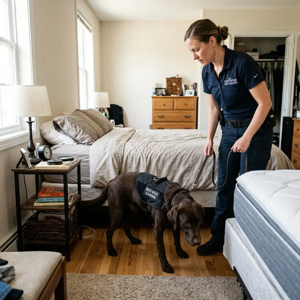 Comment se déroule la détection canine à Steenwerck ?