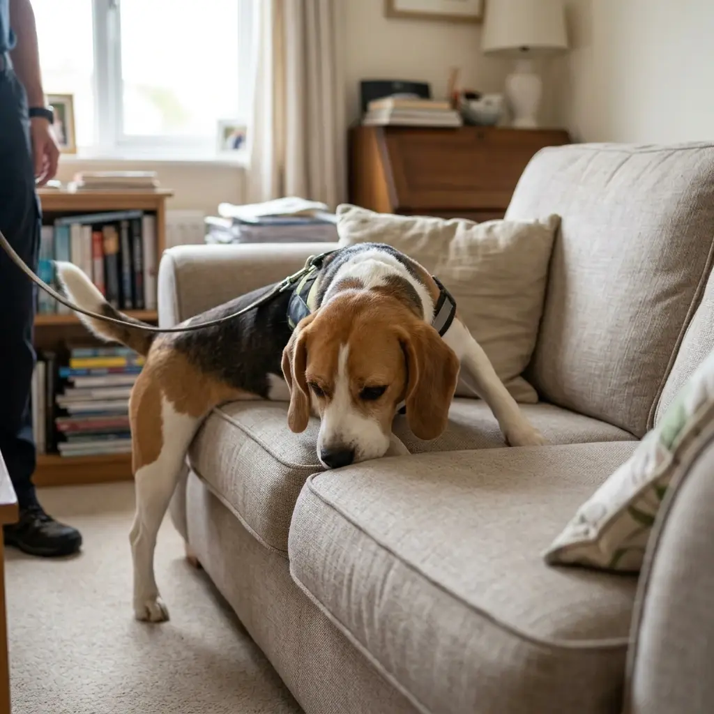 Comment se déroule la détection canine à Dechy ?