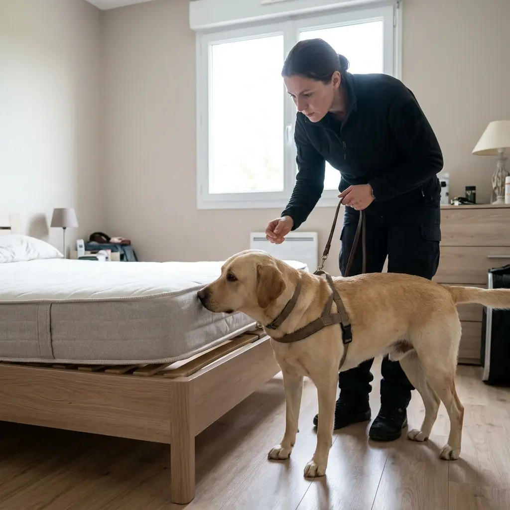 Détection canine punaise de lit Beuvrages (59192)