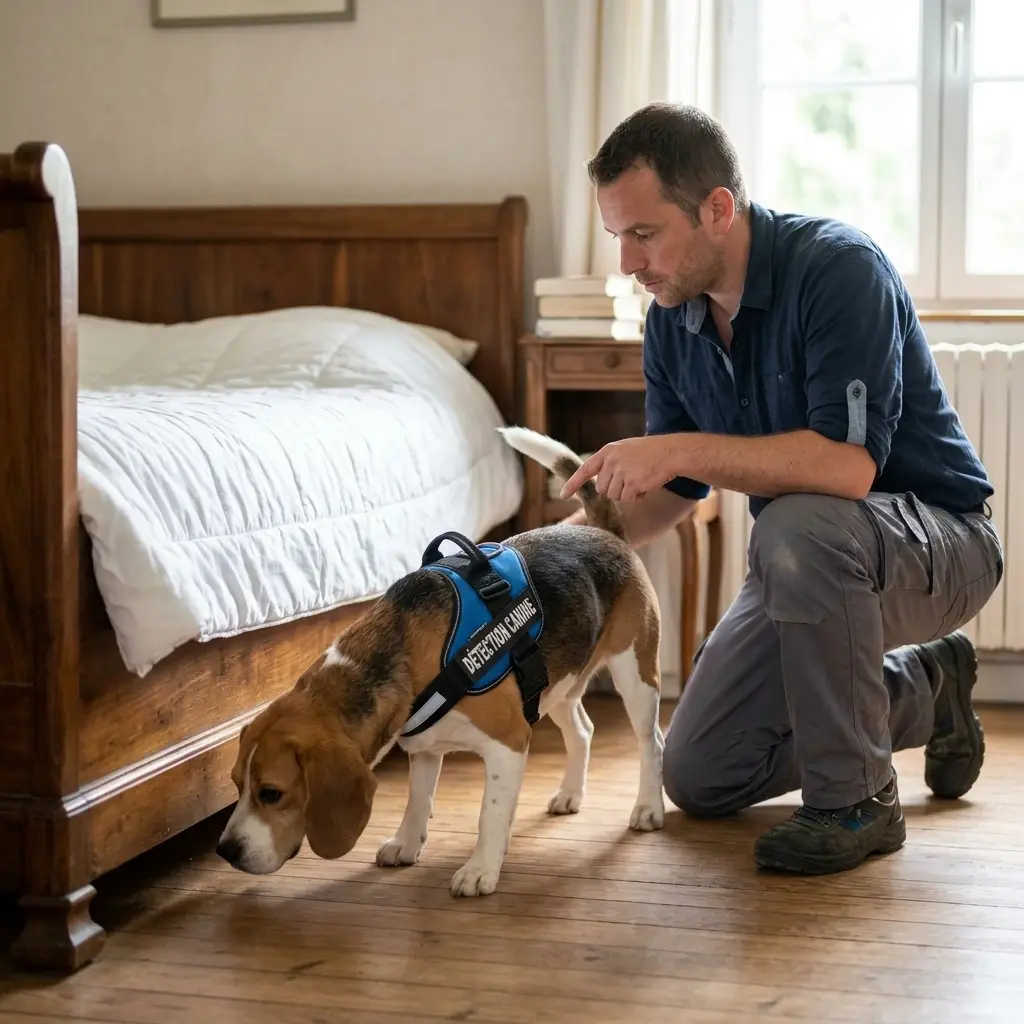 Détection canine punaise de lit Bersée (59235)