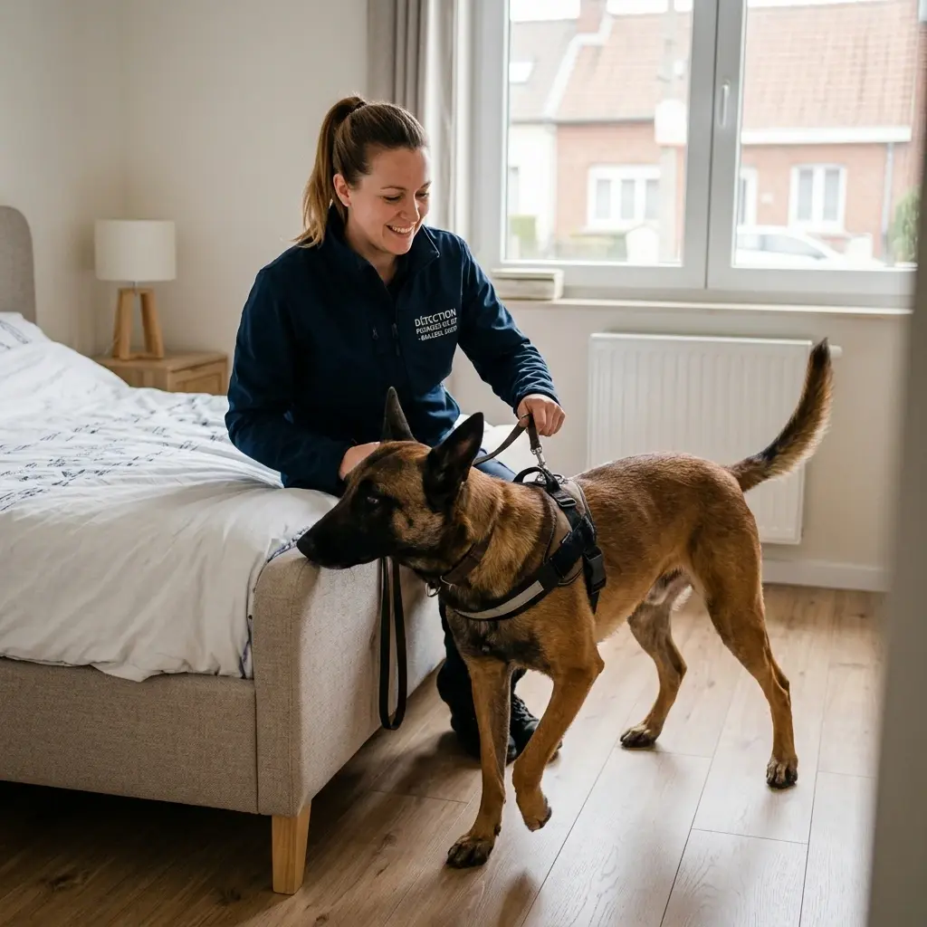 Comment se déroule la détection canine à Bailleul ?