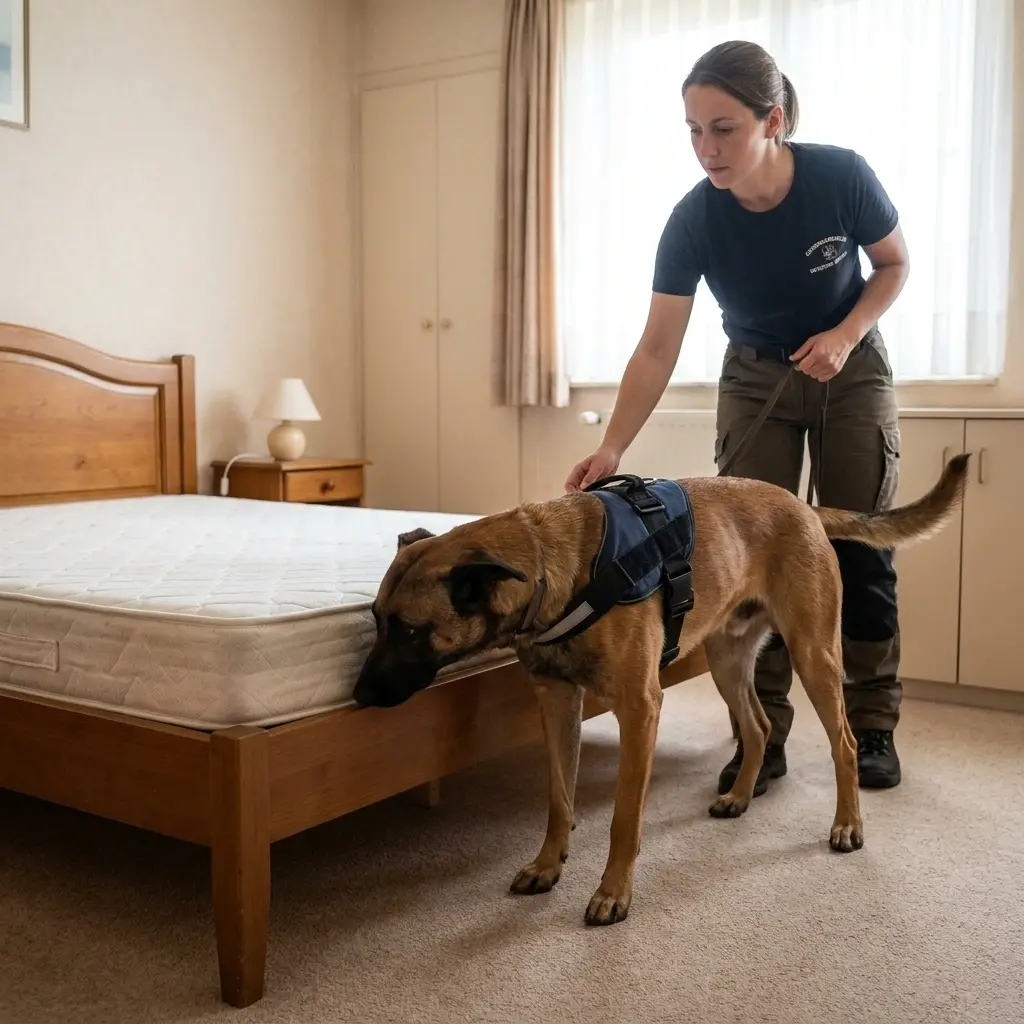 Comment fonctionne la recherche canine sur place