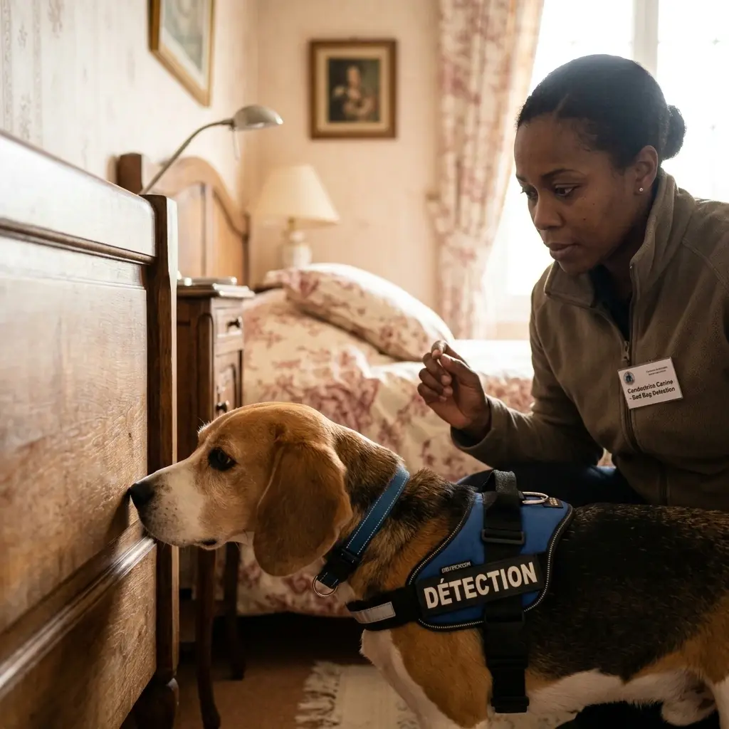 Détection canine punaise de lit Fretin (59273)