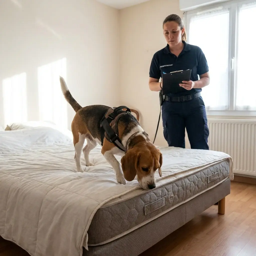 Comment se déroule la recherche canine à Escautpont ?