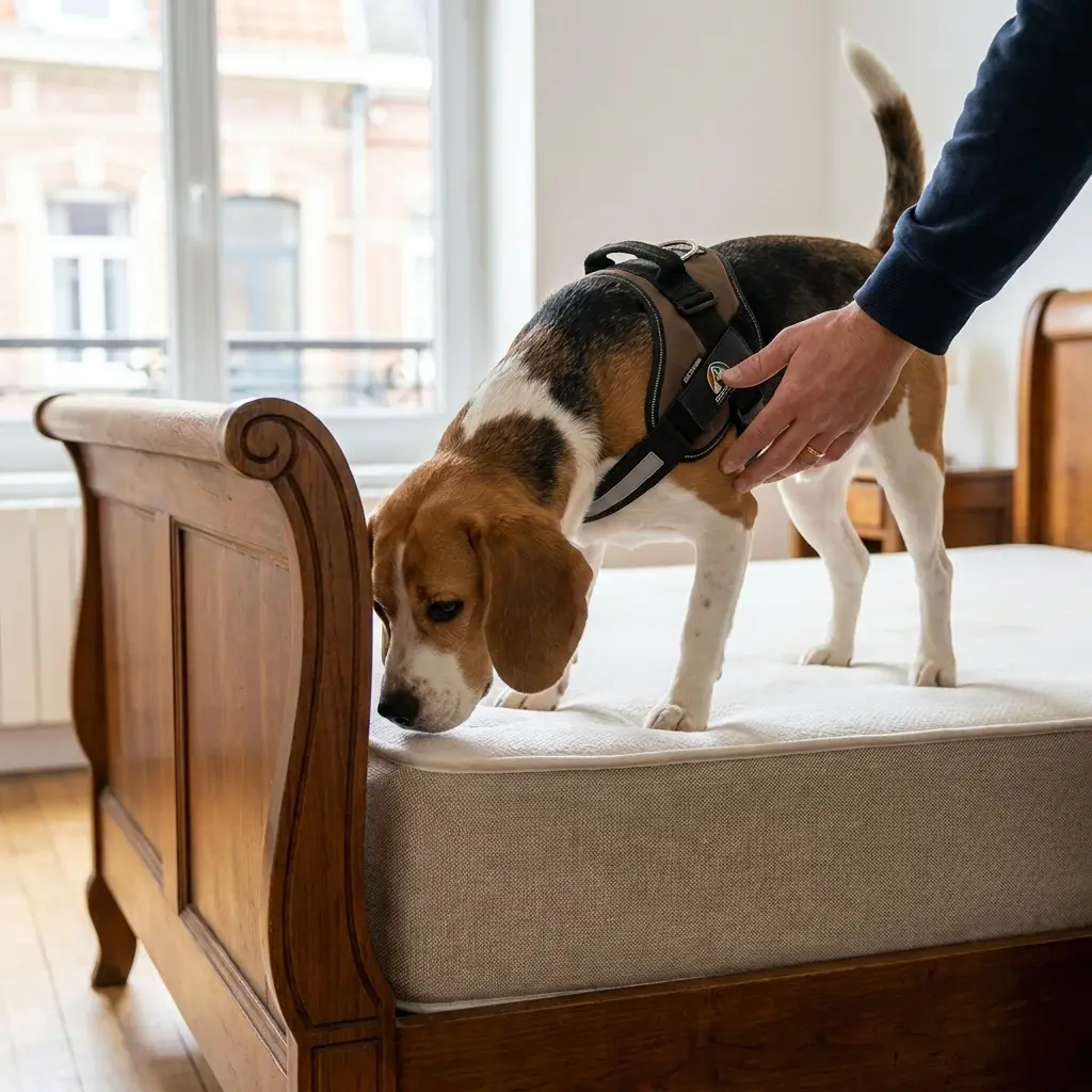 Comment se déroule la détection canine à Armentières ?