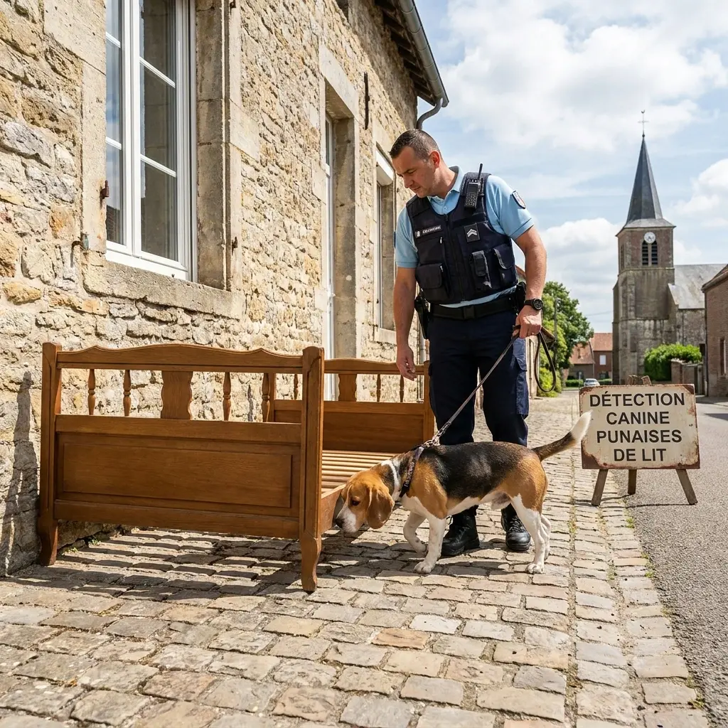 Comment se déroule la détection canine à Boeschepe ?