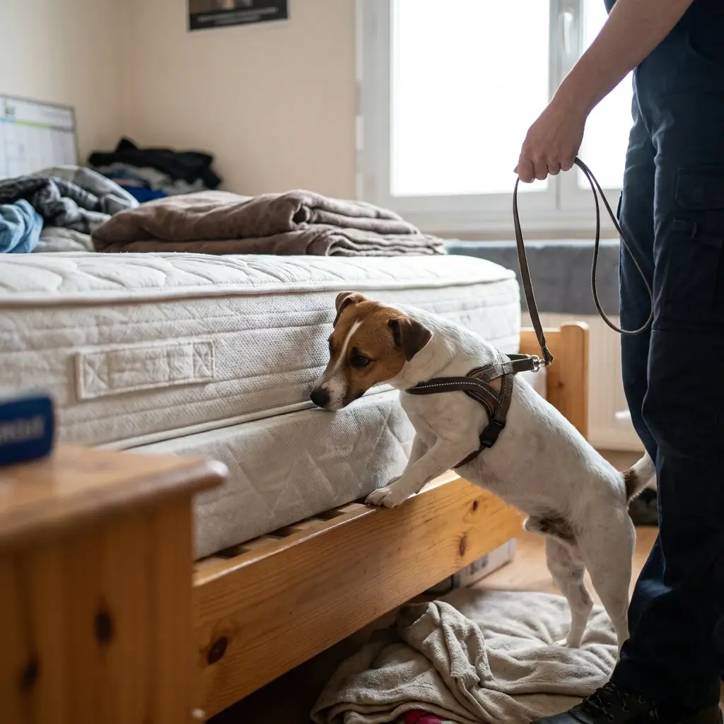 Comment se passe la détection canine sur le terrain ?