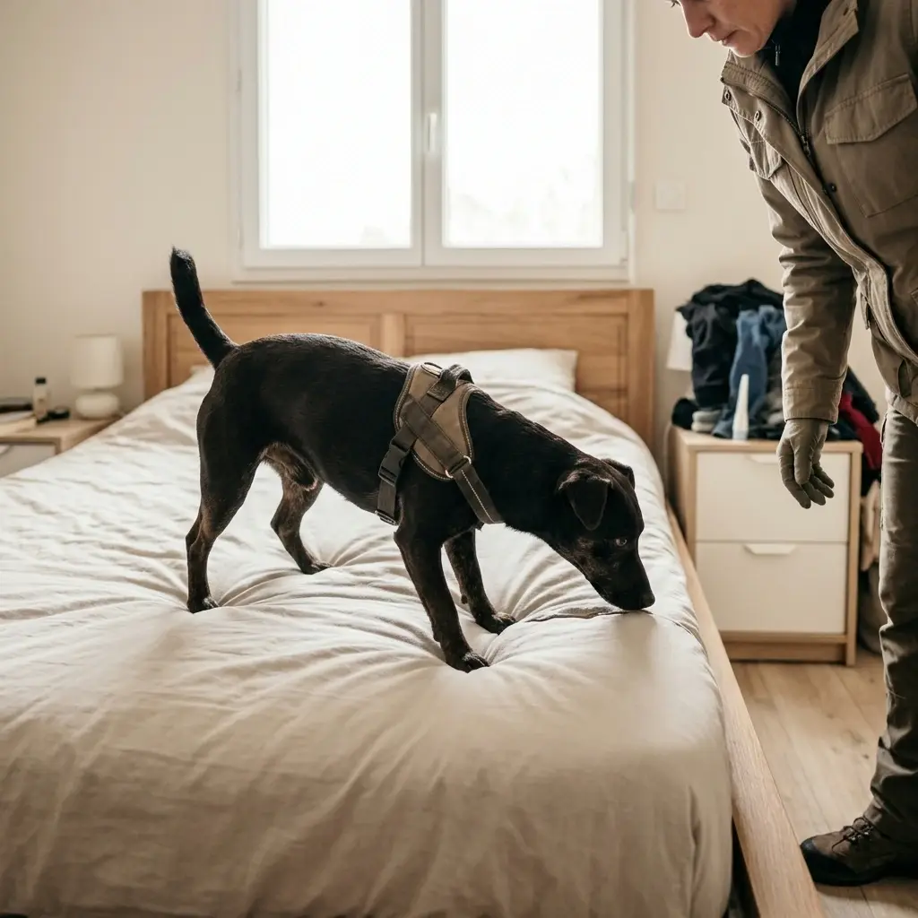 Détection canine punaise de lit Nomain (59310)