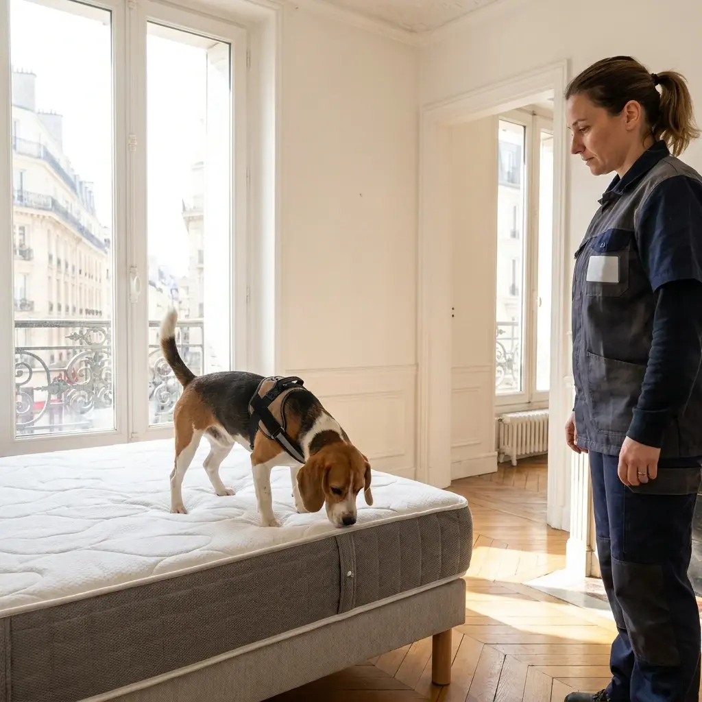 Comment se déroule la détection canine à Sequedin ?