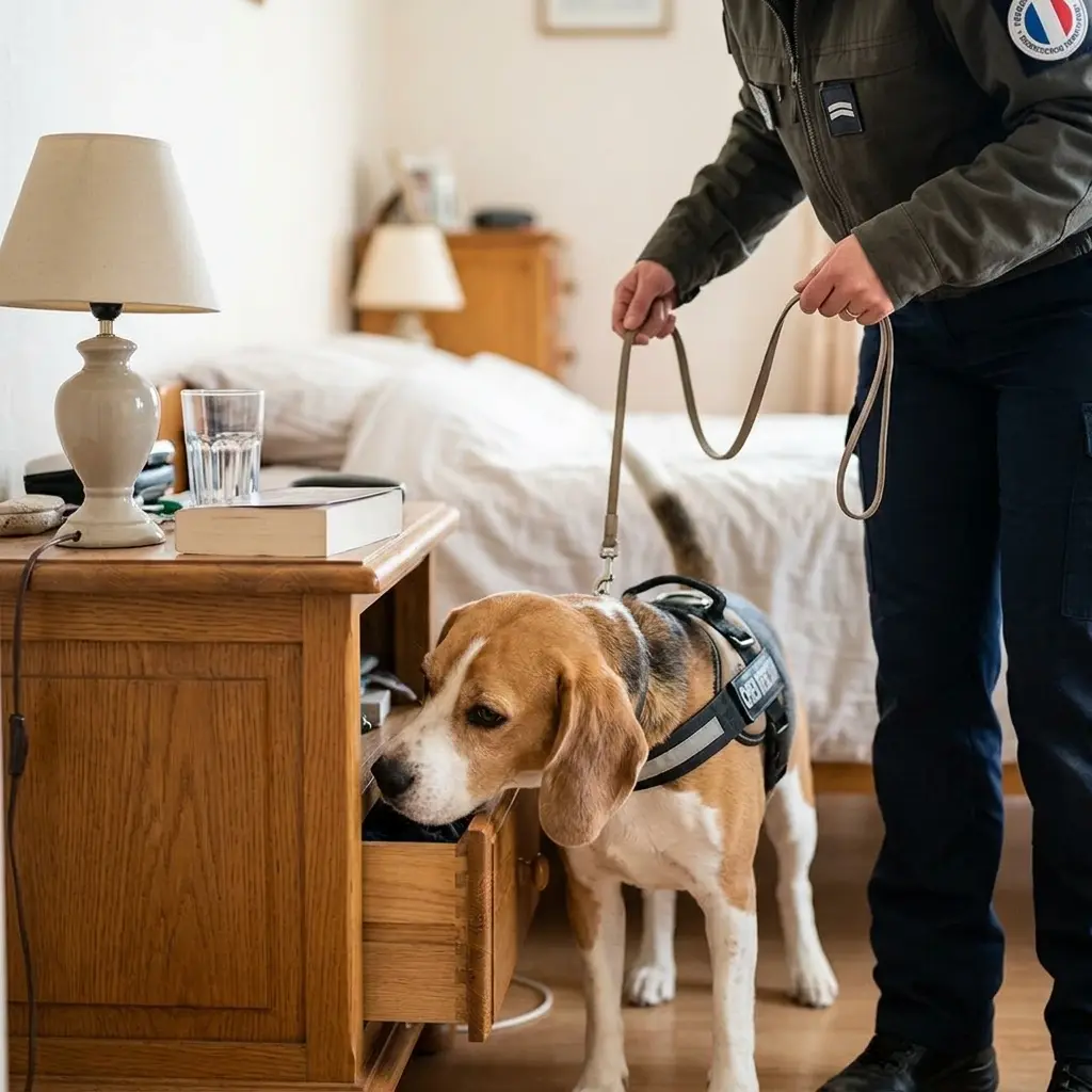 Comment se déroule la détection canine à Armbouts-Cappel ?