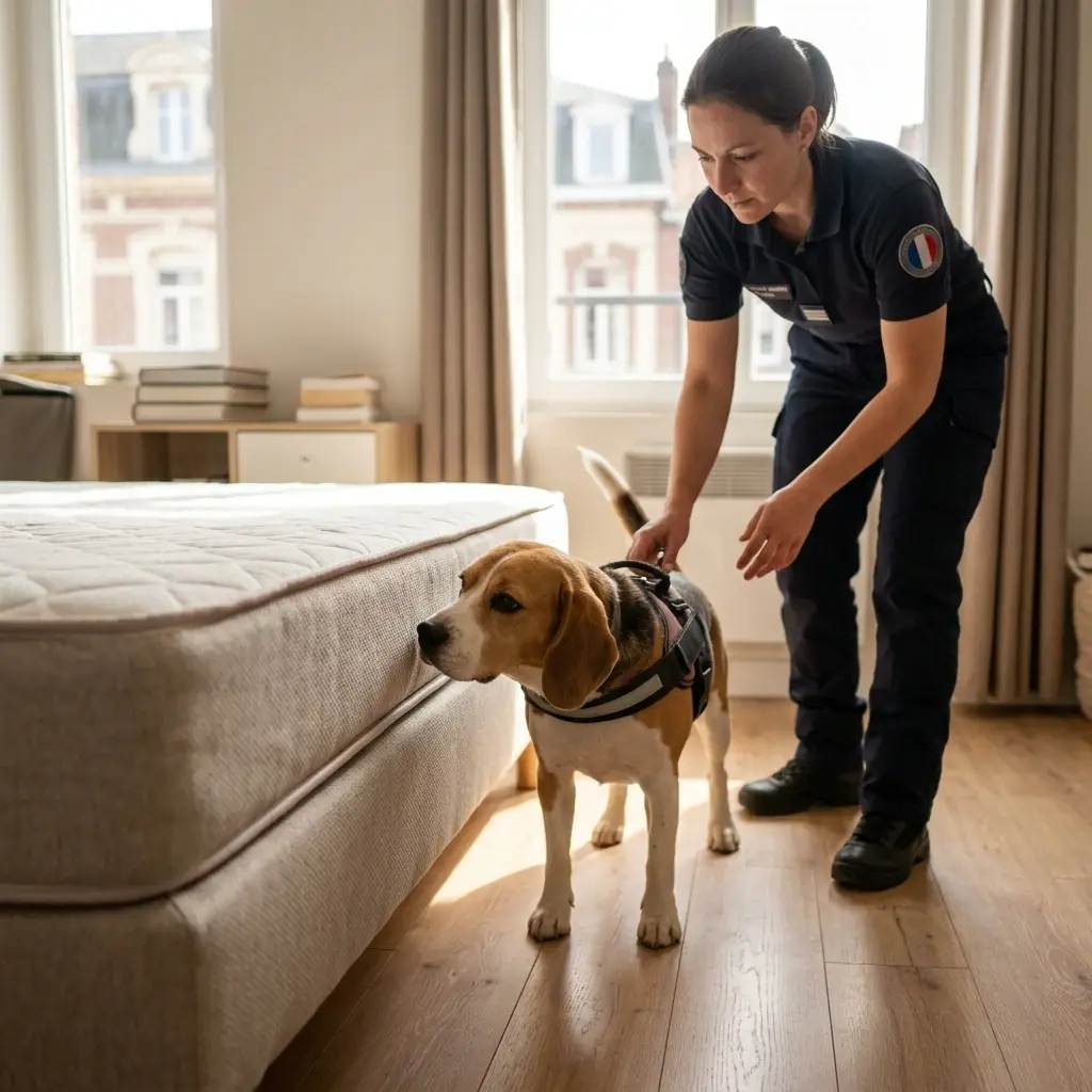 Comment réagir avant l'arrivée du chien renifleur ?